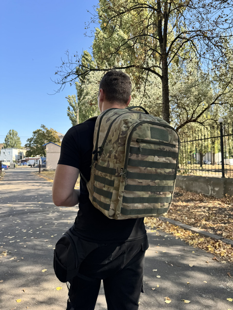 Великий рюкзак TORSO мультикам 32 літри Cordura з відділенням для ноутбука HACK BAGS - зображення 2