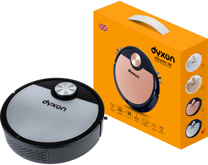 Робот-пылесос DYXON MEGAVAC 3000S PRO Wet Clean Black-silver с влажной уборкой - Фото 8 Робот-пылесос DYXON MEGAVAC 3000S PRO Wet Clean Black-silver с влажной уборкой - изображение 8