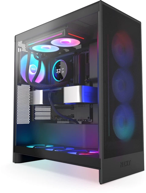 Chłodzenie cieczą NZXT Kraken Elite RGB 240 mm AIO liquid cooler w/Display. RGB. Fans Black (RL-KR24E-B2) - obraz 5