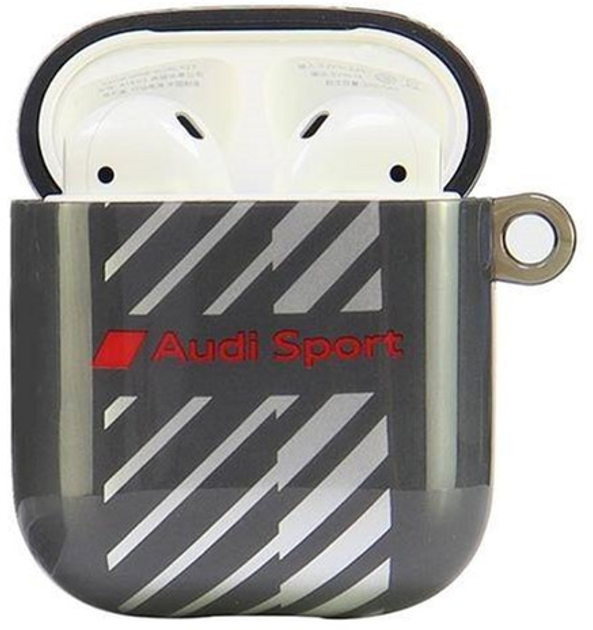 Etui Audi IML Sport do AirPods 1 / 2 Black (6955250228169) - obraz 2