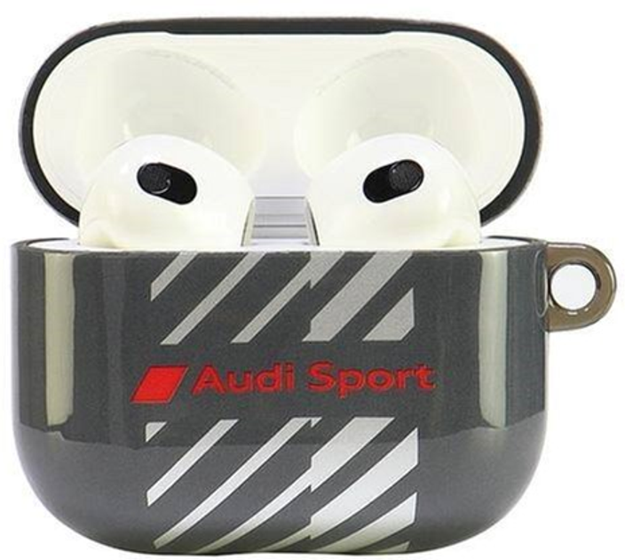 Чохол Audi IML Sport для AirPods 3 Black (6955250228176) - зображення 2