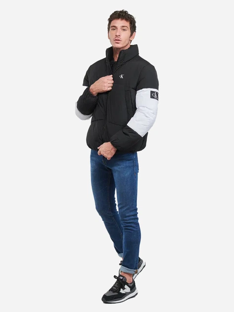 Kurtka zimowa męska Calvin Klein J30J321972-BEH L Czarna (8719856680404) - obraz 3