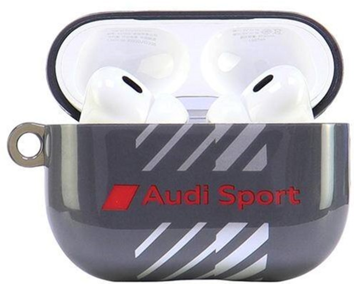 Etui Audi IML Sport do AirPods Pro 2 Black (6955250228183) - obraz 2