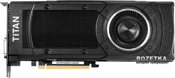 Видеокарта Gigabyte PCI-Ex GeForce GTX Titan X 12GB GDDR5 (384bit