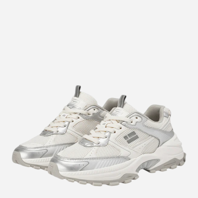 Buty trekkingowe damskie D.Franklin 347 Track Flag DFSH347001-SILV 39 (6UK/8US) 25.3 cm Srebrne (8445333662068) - obraz 3