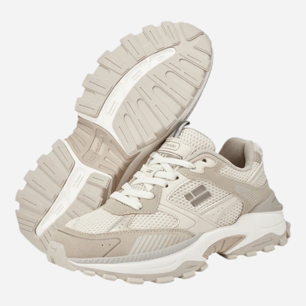 Buty trekkingowe damskie D.Franklin 347 Track Flag DFSH347001-BEIG 40 (7UK/9US) 26 cm Beżowe (8445333662174) - obraz 4