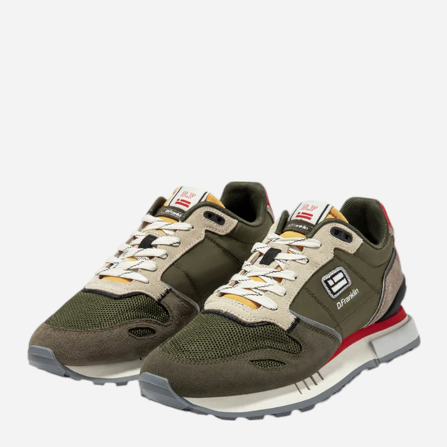 Buty sportowe męskie D.Franklin Vibla Patch Flag DFSH378004-KHAK 43 (10US/9UK) 27cm Khaki (8445333667049) - obraz 3