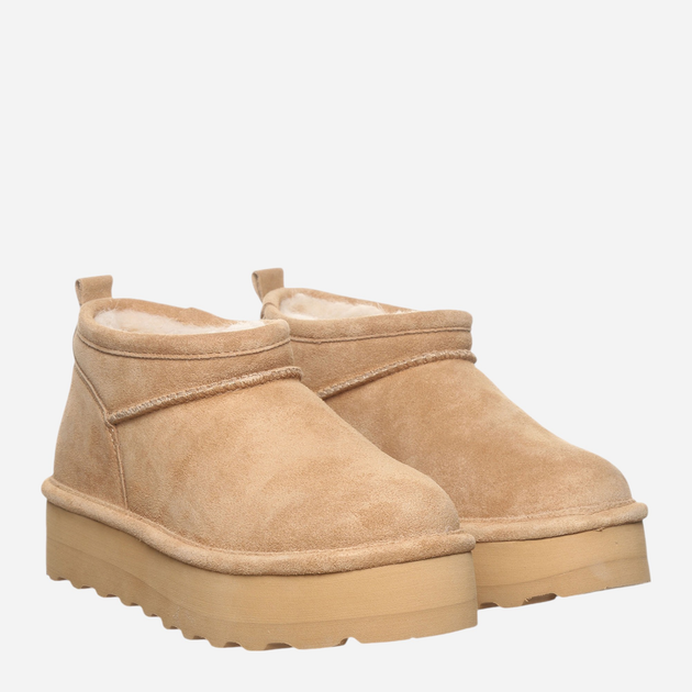 Śniegowce mukluki damskie na platformie Bearpaw Retro Super Shorty 3051W-500 40 (7UK/9US) 26 cm Beżowe (889918906006) - obraz 2