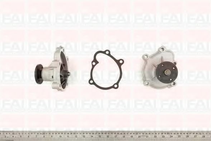 Помпа водяна FAI Auto Parts Opel Astra F (T92) 1.7 Td (F19, M19) (X 17 Dtl) 11/1994_09/1998 (WP3168) - зображення 1