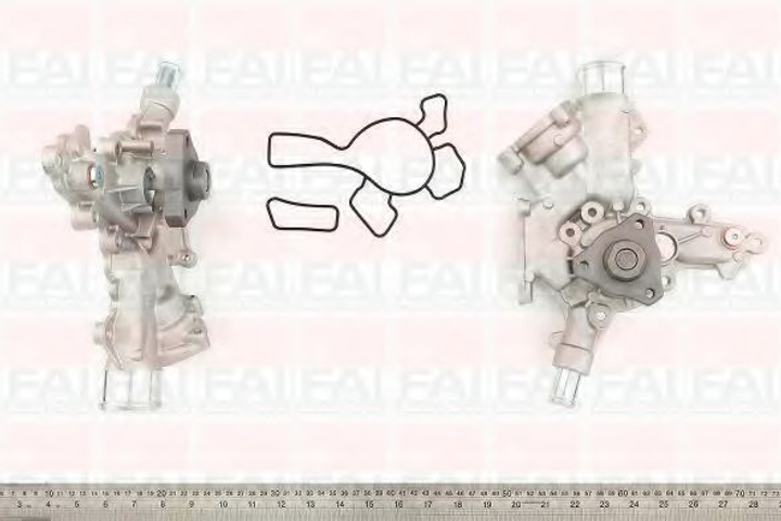 Помпа водяная FAI Auto Parts Opel Agila (A) (H00) 1.0 (F68) (Z 10 Xep) 08/2003_12/2007 (WP6205) - изображение 1