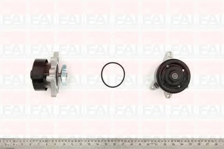 Помпа водяная FAI Auto Parts Toyota Allion I (_t24_) 1.8 4WD (Zzt245) (1zz-Fe) 06/2001_09/2004 (WP6390) - изображение 1