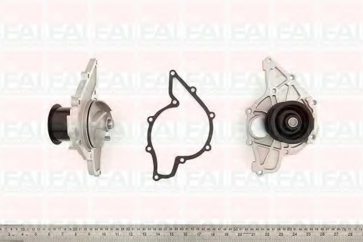 Помпа водяна FAI Auto Parts Audi A4 B5 (8D2) 2.5 TDI (Afb) 09/1997_11/2000 (WP6230) - зображення 1