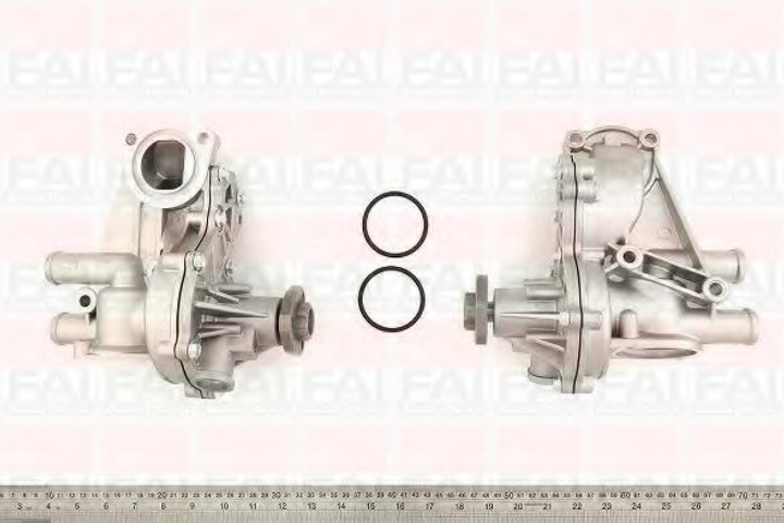 Помпа водяна FAI Auto Parts Audi 100 C2 Avant (435, 436) 1.6 (Yv) 07/1977_02/1983 (WP3193BH) - зображення 1