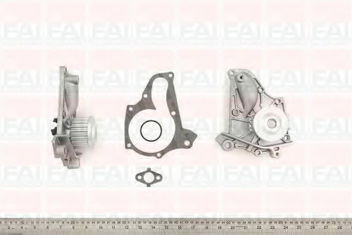 Помпа водяна FAI Auto Parts Toyota Caldina Estate (_t19_) 2.0 (St195) (3s-Ge) 07/1994_12/1994 (WP6173) - изображение 1