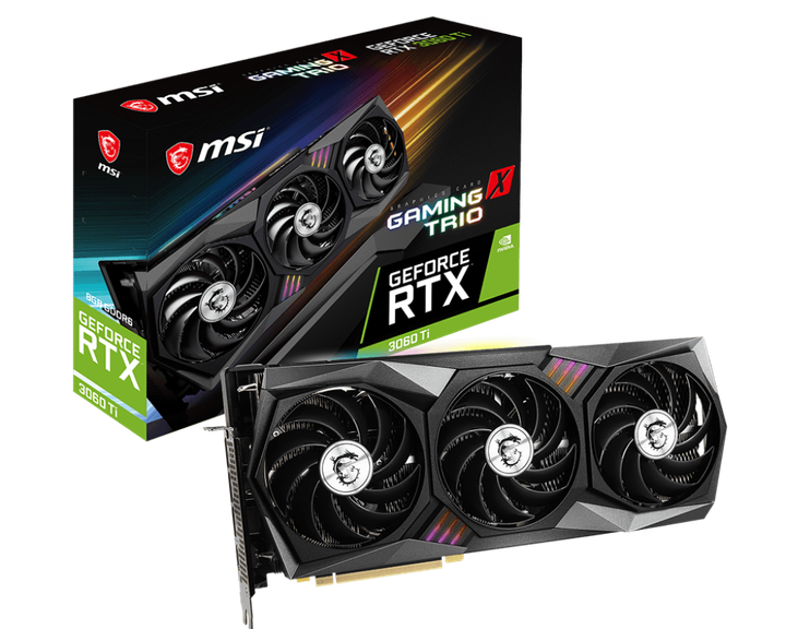 Видеокарта MSI RTX 3060 Ti GAMING X TRIO – фото, отзывы, характеристики ...