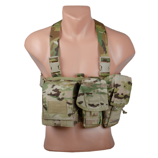 Розвантажувальна система Emerson Light Weight Simplm Tactics Chest Rig Мультикам - зображення 1