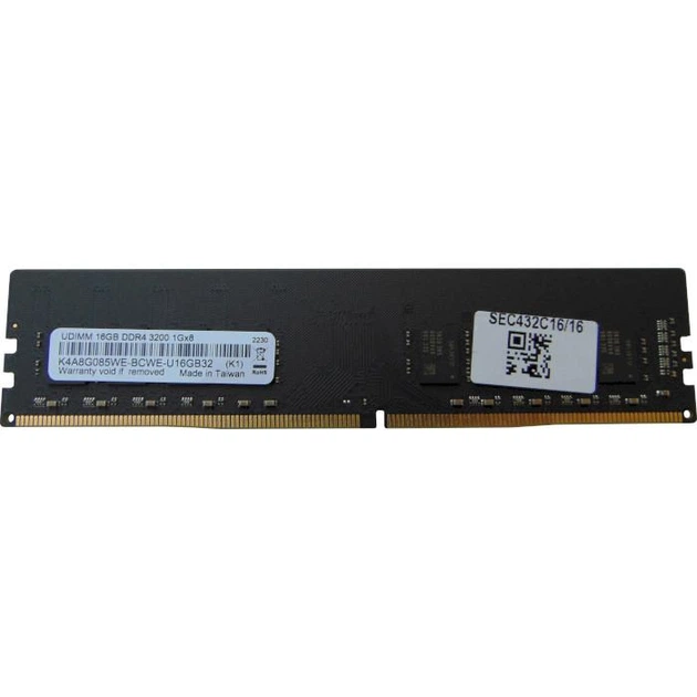 Модуль пам'яті Samsung DDR4 16GB 3200MHz (SEC432C16/16) – фото