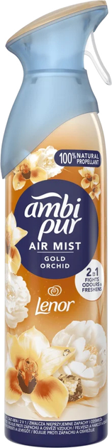 Odświeżacz powietrza Ambi Pur Gold Orchid 185 ml (8700216261623) - obraz 1