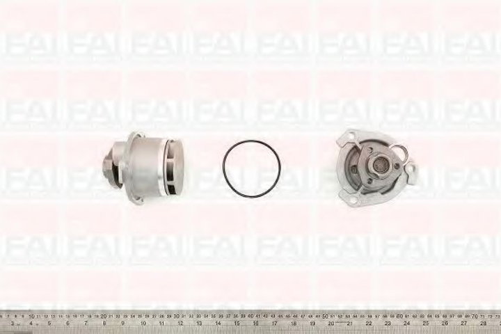 Помпа водяна FAI Auto Parts Opel Astra G Convertible (T98) 2.2 Dti (F67) (Y 22 Dtr) 09/2002_07/2004 (WP6167) - изображение 1