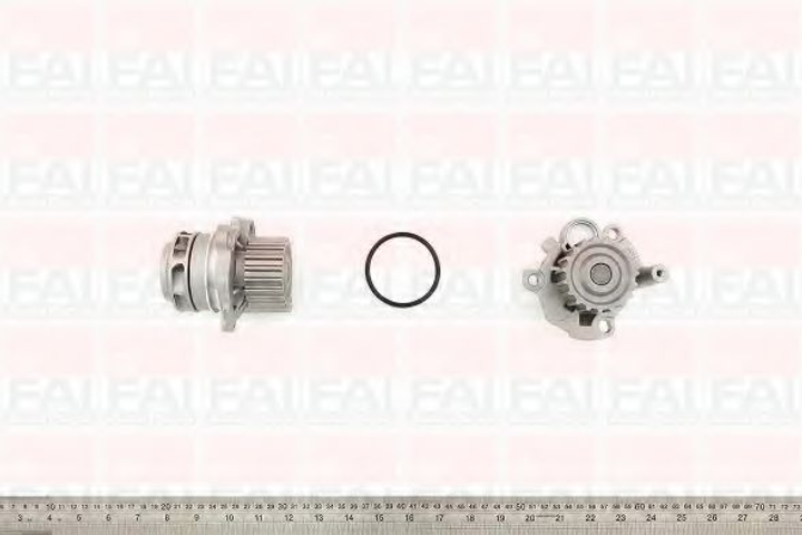 Помпа водяна FAI Auto Parts Audi A3 (8l1) 1.9 TDI (Agr) 09/1996_07/2001 (WP6129) - зображення 1