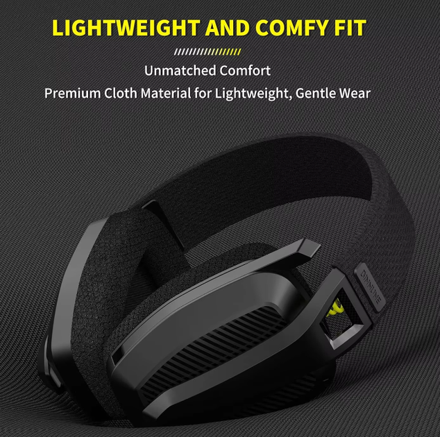 Беспроводные игровые наушники BINNUNE BW06 2,4 ГГц Bluetooth Wireless Gaming Headset для ПК с микрофоном - изображение 6