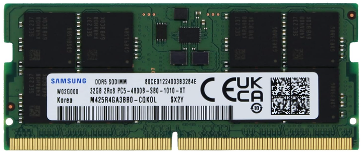Samsung отзывы цена, Киеве: в купить - 4800 Samsung память Оперативная ノートpc用 4800MHz DDR5 32GB メモリー