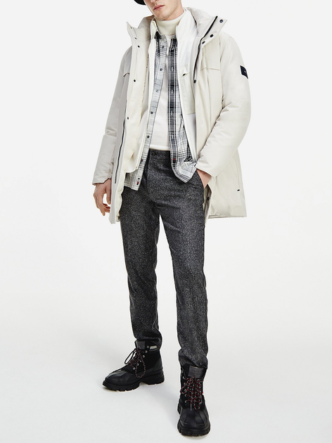 Kurtka zimowa męska Tommy Hilfiger MW0MW19619-AF3 L Beżowa (8720115333429) - obraz 3