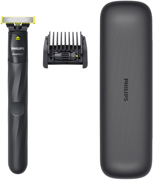 Набір Philips OneBlade Електростанок QP1424/65 з чохлом (8720689034470) - зображення 1