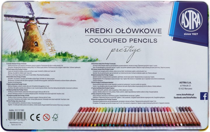 Олівці кольорові Astra 36 кольорів (5901137101965) - зображення 5