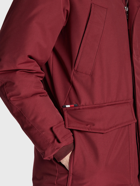 Парка зимова чоловіча Tommy Hilfiger MW0MW27689-VLP S Бордова (8720641537490) - зображення 6