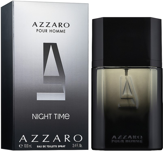 Туалетна вода для чоловіків Azzaro Pour Homme Night Time 100 мл (3351500999033 / 3351500016488) - зображення 1