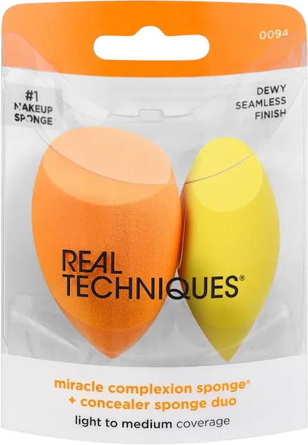 Zestaw gąbek do makijażu Real Techniques Miracle Complexion Sponge Duo 2 szt (79625439403) - obraz 2