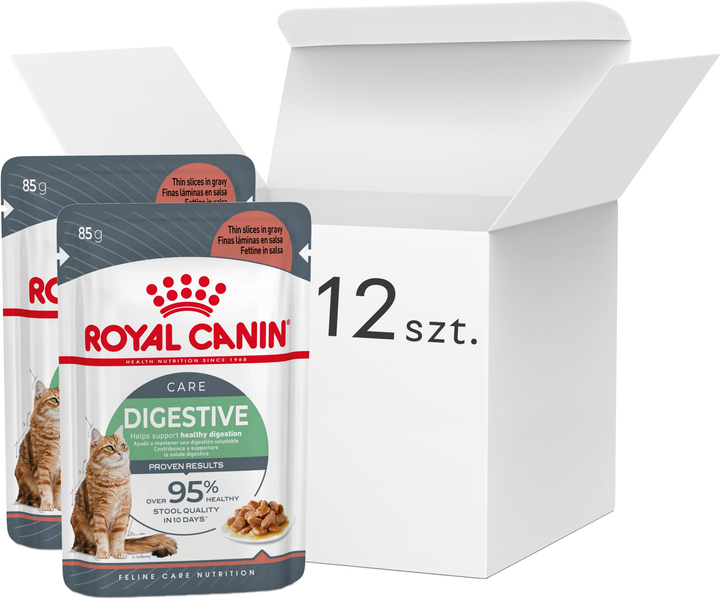 Mokra karma dla kotów Royal Canin Digestive Care 12x85 g (9003579309568) (95764) - obraz 1