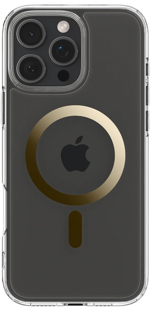 Etui Spigen Ultra Hybrid MagFit do Apple iPhone 16 Pro Gold (ACS08132) - obraz 1