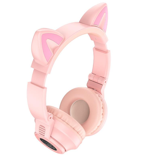Беспроводные наушники Borofone BO18 pink - изображение 2