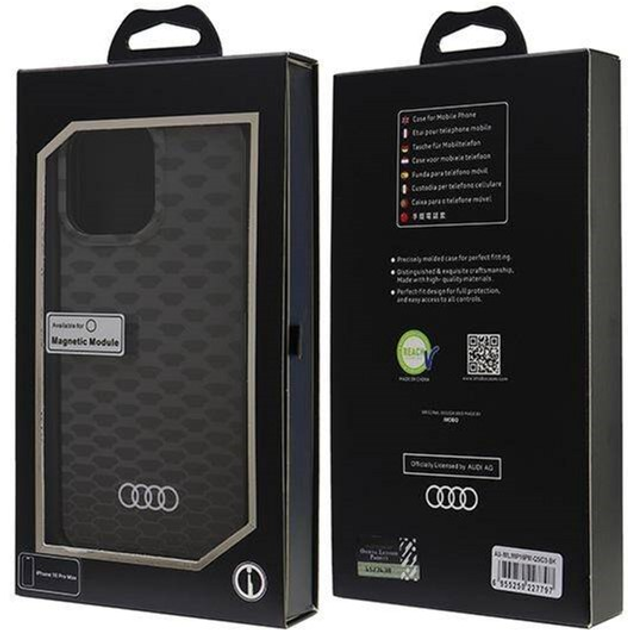 Etui Audi IML Stitching Pattern z MagSafe do Apple iPhone 16 Pro Max Black(6955250227797) - obraz 7