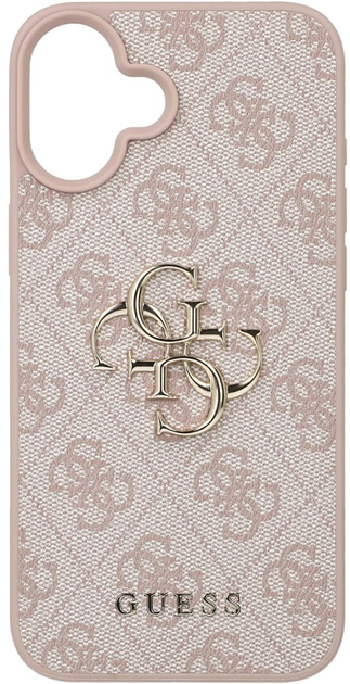 Панель Guess Hardcase 4G Big Logo для Apple iPhone 16 Plus Pink (GUHCP16M4GMGPI) - зображення 1