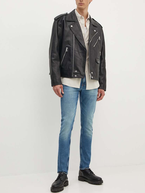 Джинси Slim Fit чоловічі Calvin Klein Jeans J30J325734-1BJ 36/34 Сині (8720639080694) - зображення 3