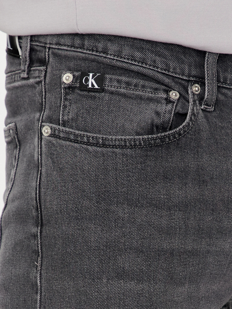 Jeansy slim fit męskie Calvin Klein Jeans J30J325741-1BZ 32/34 Szare (8720639082902) - obraz 4
