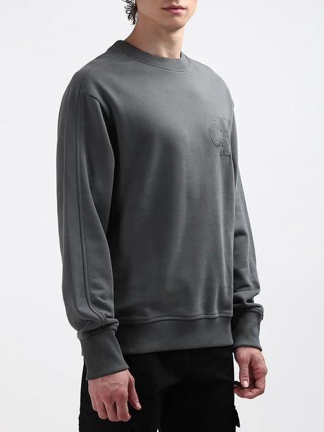 Світшот чоловічий Calvin Klein Jeans J30J325634-PSL M Сірий (8720639109586) - зображення 4