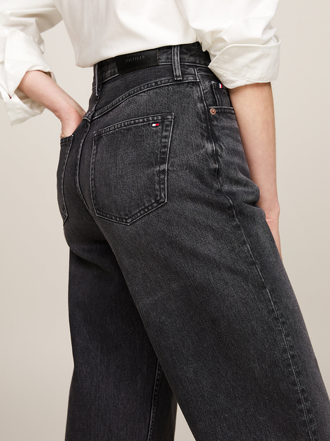 Jeansy rurki damskie Tommy Hilfiger WW0WW42206-1BY W32L32 Czarne (8720636787251) - obraz 5