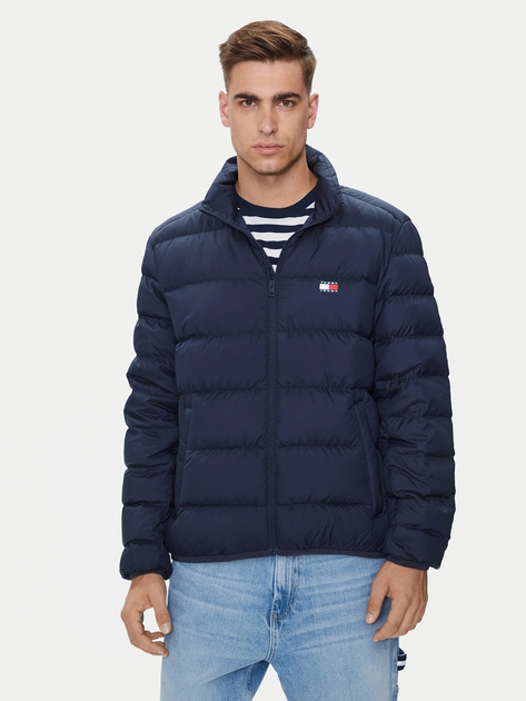 Пуховик короткий чоловічий Tommy Hilfiger DM0DM19614-C1G S Синій (8720636533551) - зображення 1