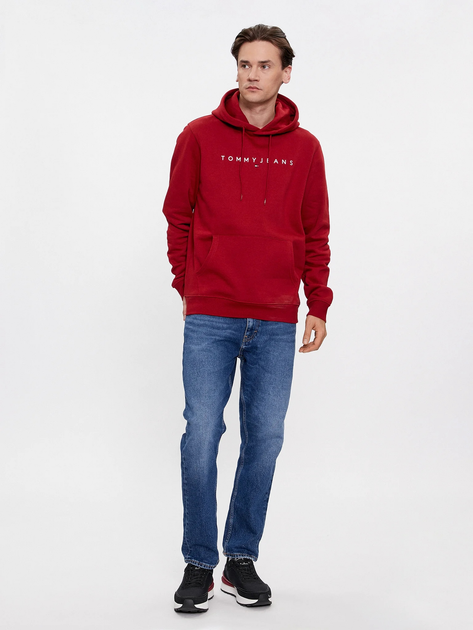 Худі чоловіче Tommy Jeans DM0DM17985-XNL XL Червоне (8720637071793) - зображення 3