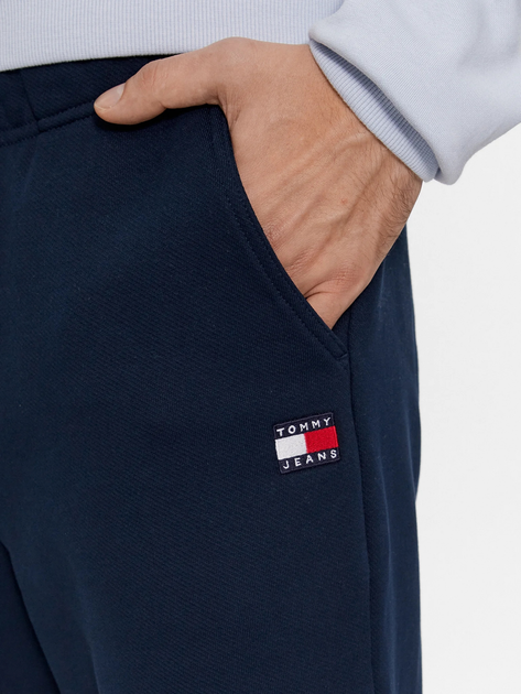 Спортивні штани чоловічі Tommy Hilfiger DM0DM18355-C1G M/R Сині (8720645887348) - зображення 3