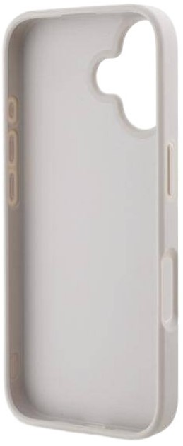 Etui Guess Hardcase Leather 4G Triangle Strass do Apple iPhone 16 Brown (GUHCP16SP4TDPW) - obraz 7