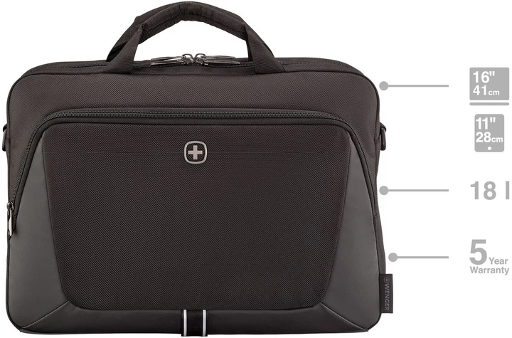 Сумка для ноутбука Wenger XE Brief 16" Black (7611160272805) - зображення 3