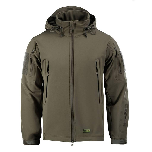 Утеплена Куртка M-Tac Soft Shell олива розмір 2XL - зображення 1