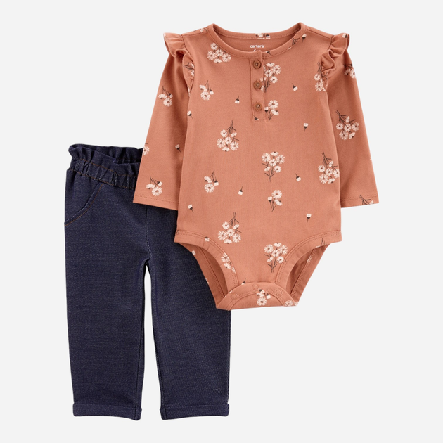 Детский комплект (боди + штанишки) для девочки Carter's 1R544610 76-81 см Разноцветный (195862674725) 
