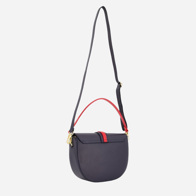 Torebka crossbody damska ze skóry naturalnej VENEZIA D019LENATOR100 Granatowa (5906140580905) - obraz 2