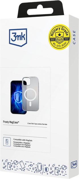 Панель 3MK Frosty MagCase для Apple iPhone 15 White (5903108596688) - зображення 2